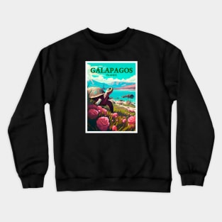 Vintage Travel - Galapagos Crewneck Sweatshirt